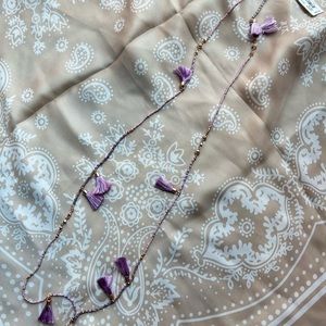 Kendra Scott Augusta Necklace Lilac Mother of Pearl